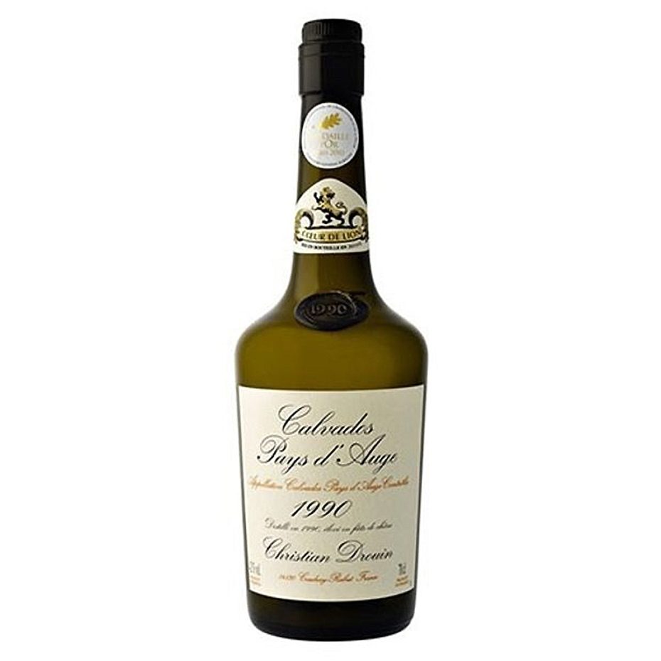 Calvados Christian Drouin Millesime 1990 Pays d’Auge