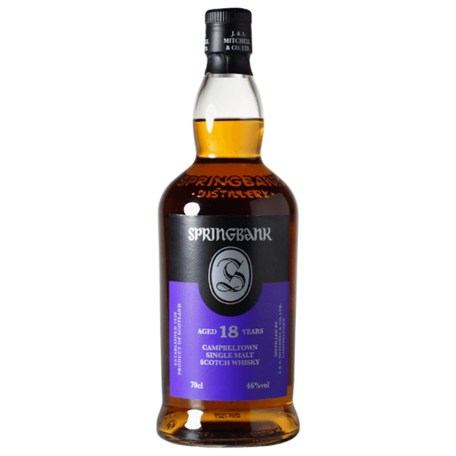 A rich 18 year old Campbeltown single malt with dark fruit, chocolate, spice, and subtle maritime character. Elegant, complex, and beautifully aged.