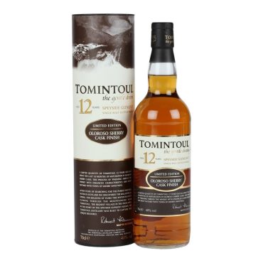 TOMINTOUL 12 YEARS OLOROSO SHERRY CASK