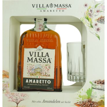 Villa Massa Amaretto + 1 Glass